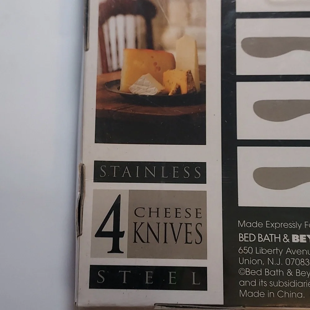 Cheese Knives Set Of 4 Stainless Steel